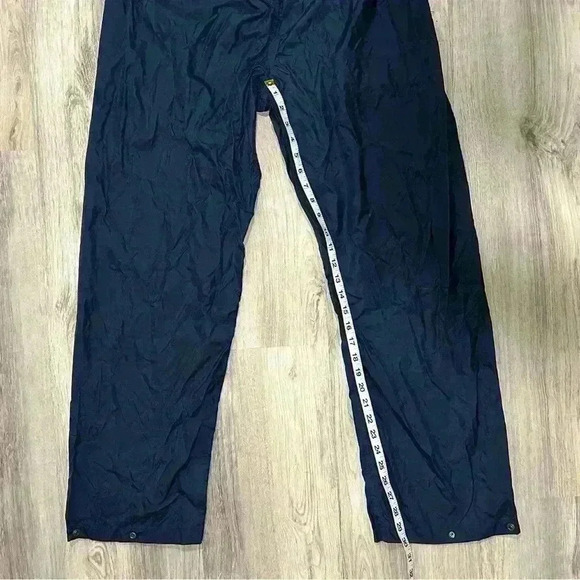Vintage Cabelas Wind Pants Blue Nylon Rain Waterproof Hunting Fishing Size M - Picture 4 of 8